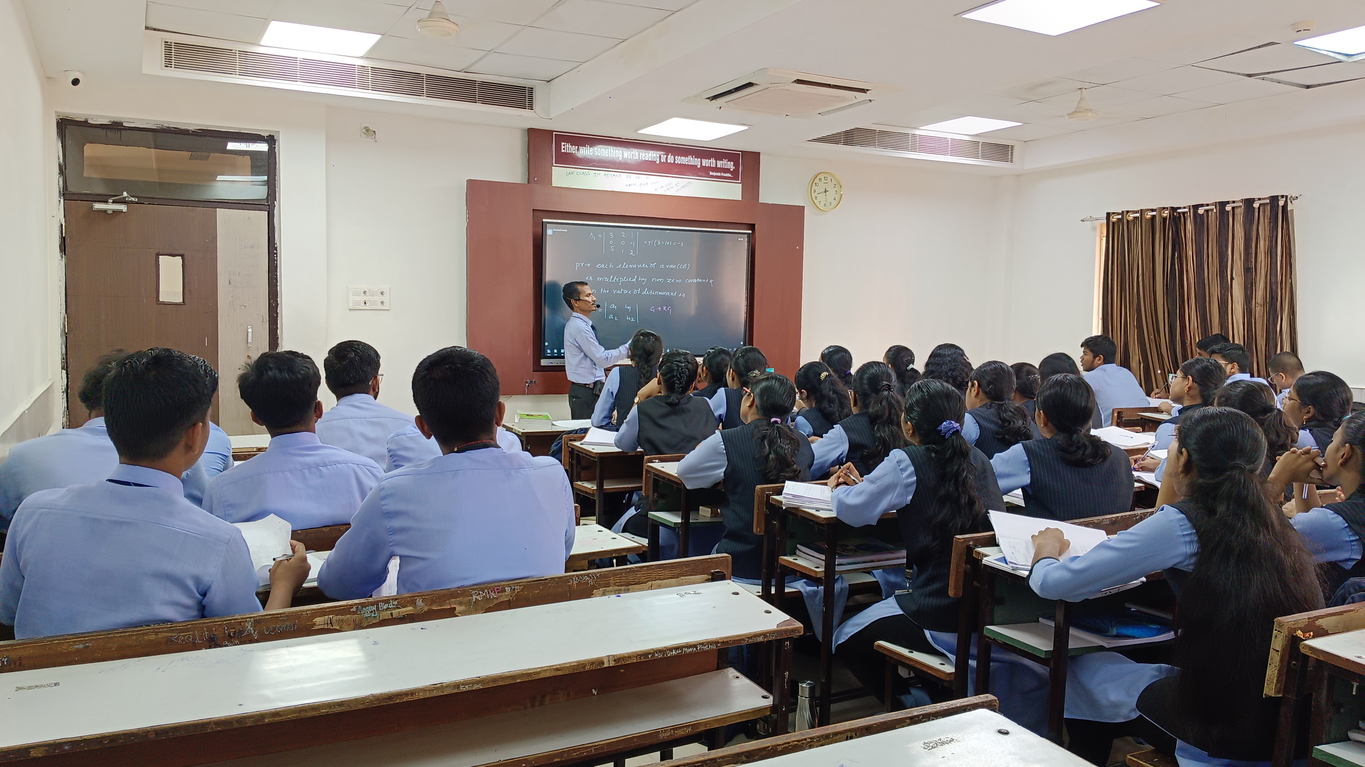 Classrooms at Adyant Higher Secondary School